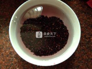 香芒椰汁黑糯米甜甜的做法步骤：1