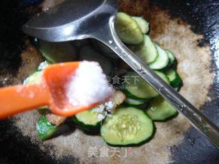 五花肉炒青瓜的做法步骤：8