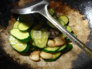 五花肉炒青瓜的做法步骤：9