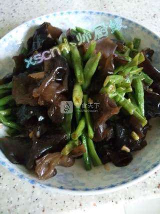 蒜香~长豆木耳的做法步骤：5