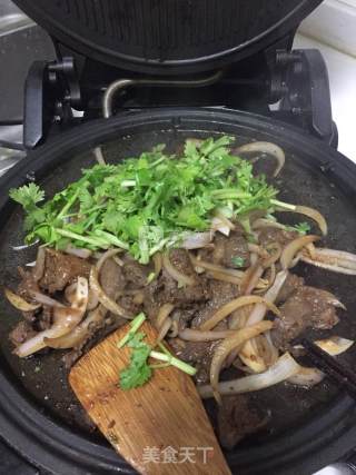 家常炒烤肉的做法步骤：9