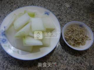 小海蜒煮冬瓜的做法步骤：1