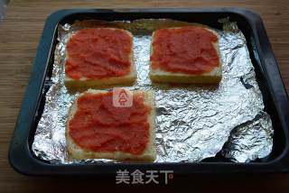 吐司披萨的做法步骤：4