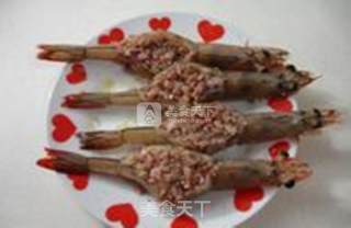 浓缩车打芝士酱大虾的做法步骤：2