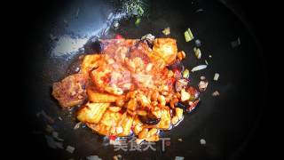 爱上干锅菜之干锅香煎豆腐的做法步骤：13