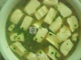鸡丝豆腐汤的做法步骤：5