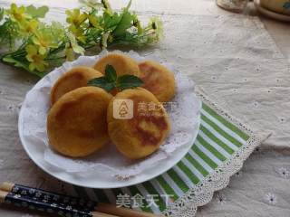 奶香玉米饼的做法步骤：9