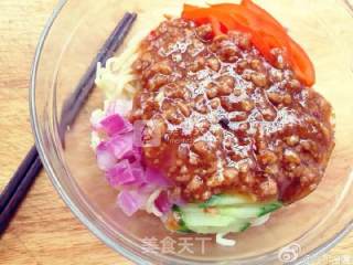 肉酱拌面的做法步骤：4