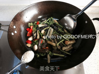夏季瘦身不是梦：质朴美味豆角烧茄子的做法步骤：16