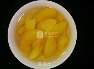 黄桃罐头的做法步骤：5