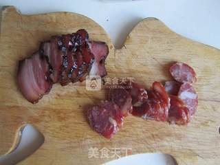腊味煲仔饭的做法步骤：5