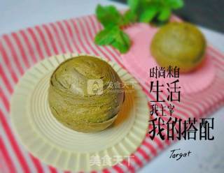 抹茶豆沙酥的做法步骤：16