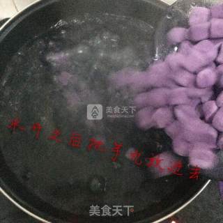 夏日甜品~Q弹芋丸的做法步骤：9