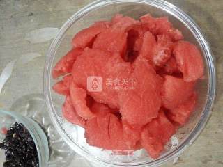 西瓜冰饮的做法步骤：3