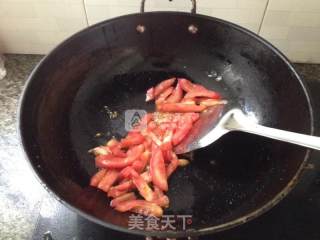 番茄鸡蛋面的做法步骤：6