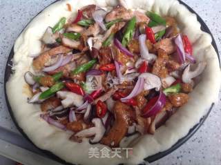 不拉丝版的的披萨的做法步骤：10