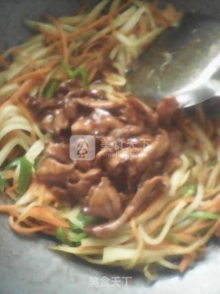 肉炒三丝的做法步骤：5