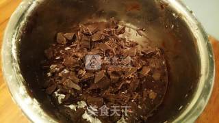 大块巧克力饼干的做法步骤：8