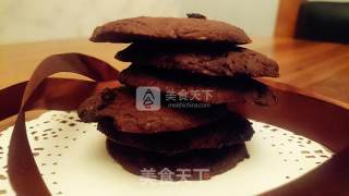 大块巧克力饼干的做法步骤：11