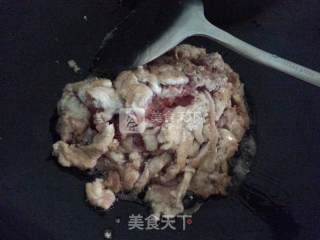 三彩煸肉的做法步骤：5