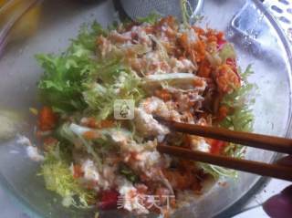 蟹肉色拉的做法步骤：14