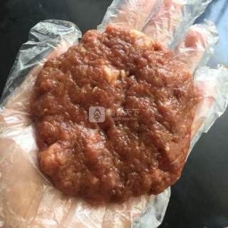 牛肉米堡的做法步骤：3