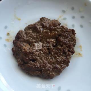 牛肉米堡的做法步骤：5
