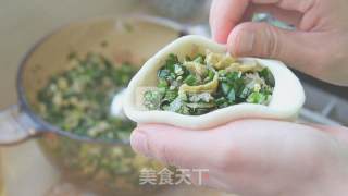 韭菜鸡蛋饼的做法步骤：4