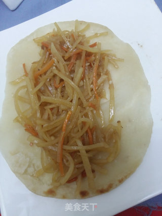 卷饼土豆丝的做法步骤：14