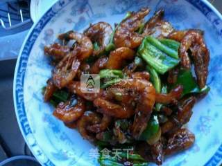 香酥爆炒小河虾的做法步骤：10