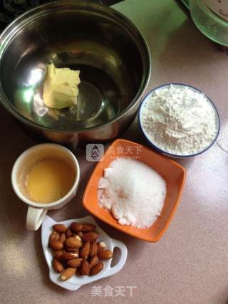 小熊杏仁饼干的做法步骤：1