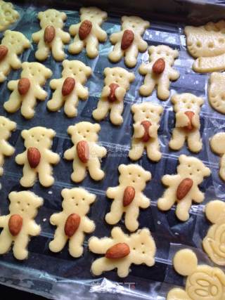 小熊杏仁饼干的做法步骤：10