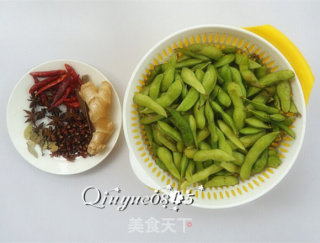 煮毛豆的做法步骤：1