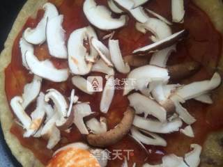 平底锅披萨（简单版）的做法步骤：7