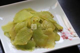 清炒哈密瓜的做法步骤：6