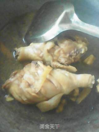 鸡腿焖黄豆的做法步骤：4
