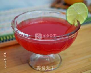 西瓜柠檬鸡尾酒果汁的做法步骤：5