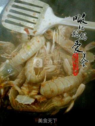 酱辣皮皮虾的做法步骤：7