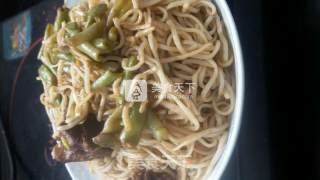 排骨豆角焖面的做法步骤：12
