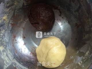 双色心形饼干的做法步骤：6