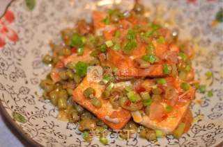 酸缸豆蒜蓉豆腐的做法步骤：7