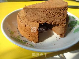 巧克力戚风蛋糕的做法步骤：12