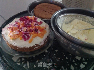 巧克力生日蛋糕的做法步骤：4