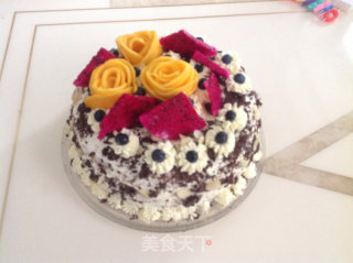 巧克力生日蛋糕的做法步骤：10