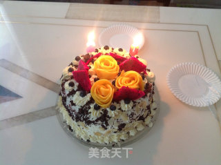 巧克力生日蛋糕的做法步骤：11