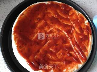 意大利培根披萨的做法步骤：5