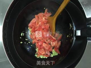 番茄鸡蛋疙瘩汤的做法步骤：9