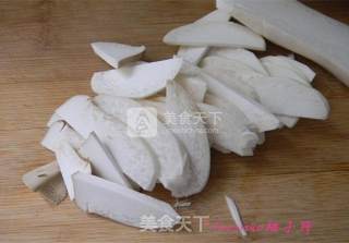 杏鲍菇炒鸡片的做法步骤：5