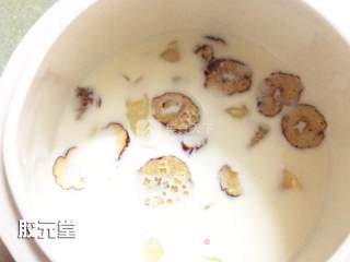 花胶炖红枣牛奶的做法步骤：5