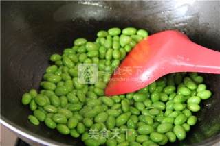 毛豆炒萝卜干的做法步骤：4